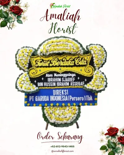 Papan Bunga Duka di Mandiraja